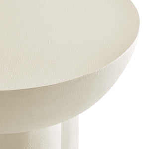 Caspian Round Concrete Side Table - Elite Maison