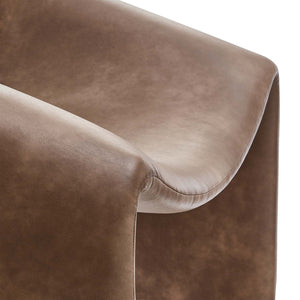 Vivi Vegan Leather Accent Chair - Elite Maison