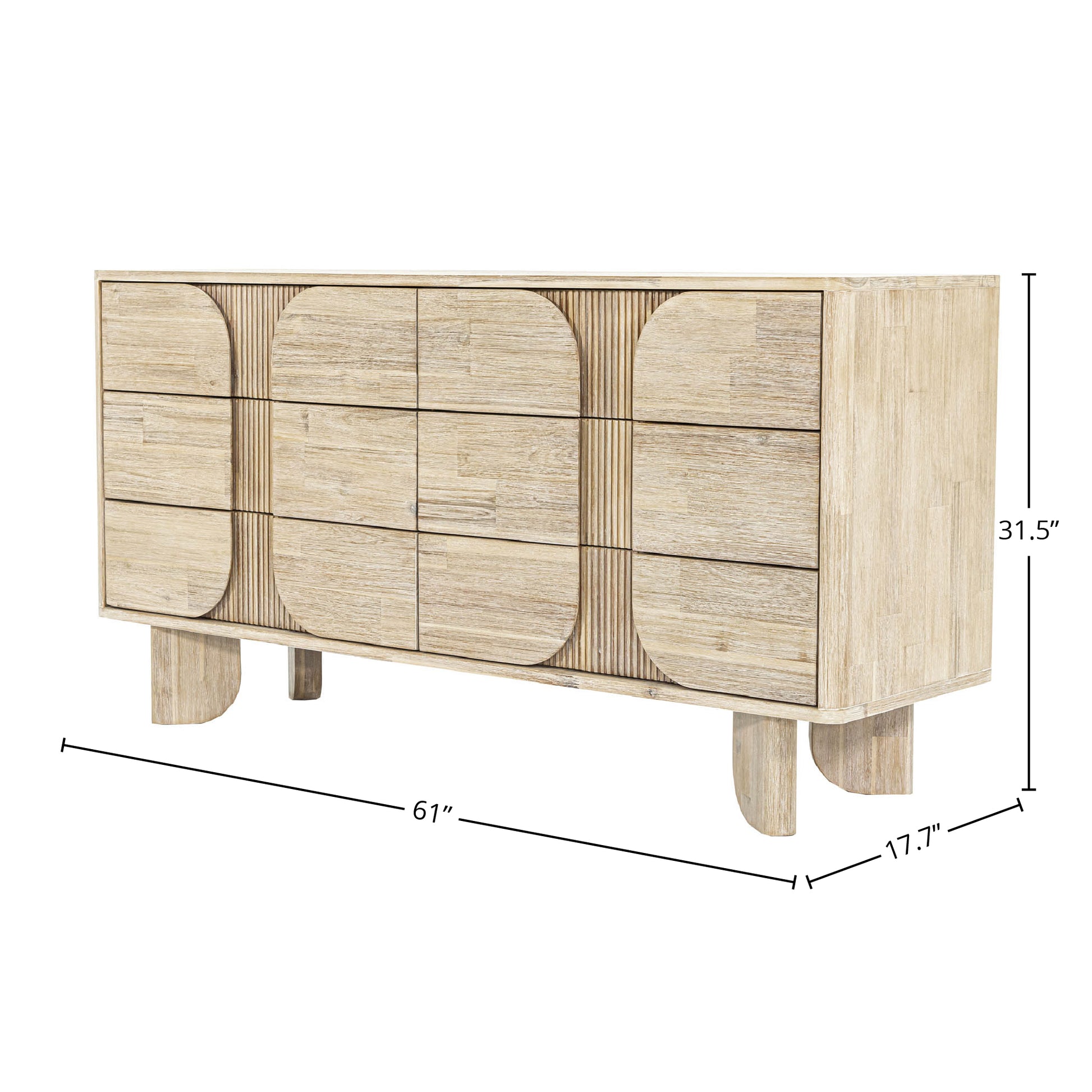 Lucca 6-Drawer Chest