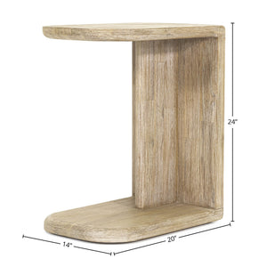 Lucca C-Shaped Side Table - Elite Maison