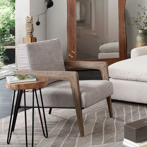 Joss Natural Acacia Accent Table
