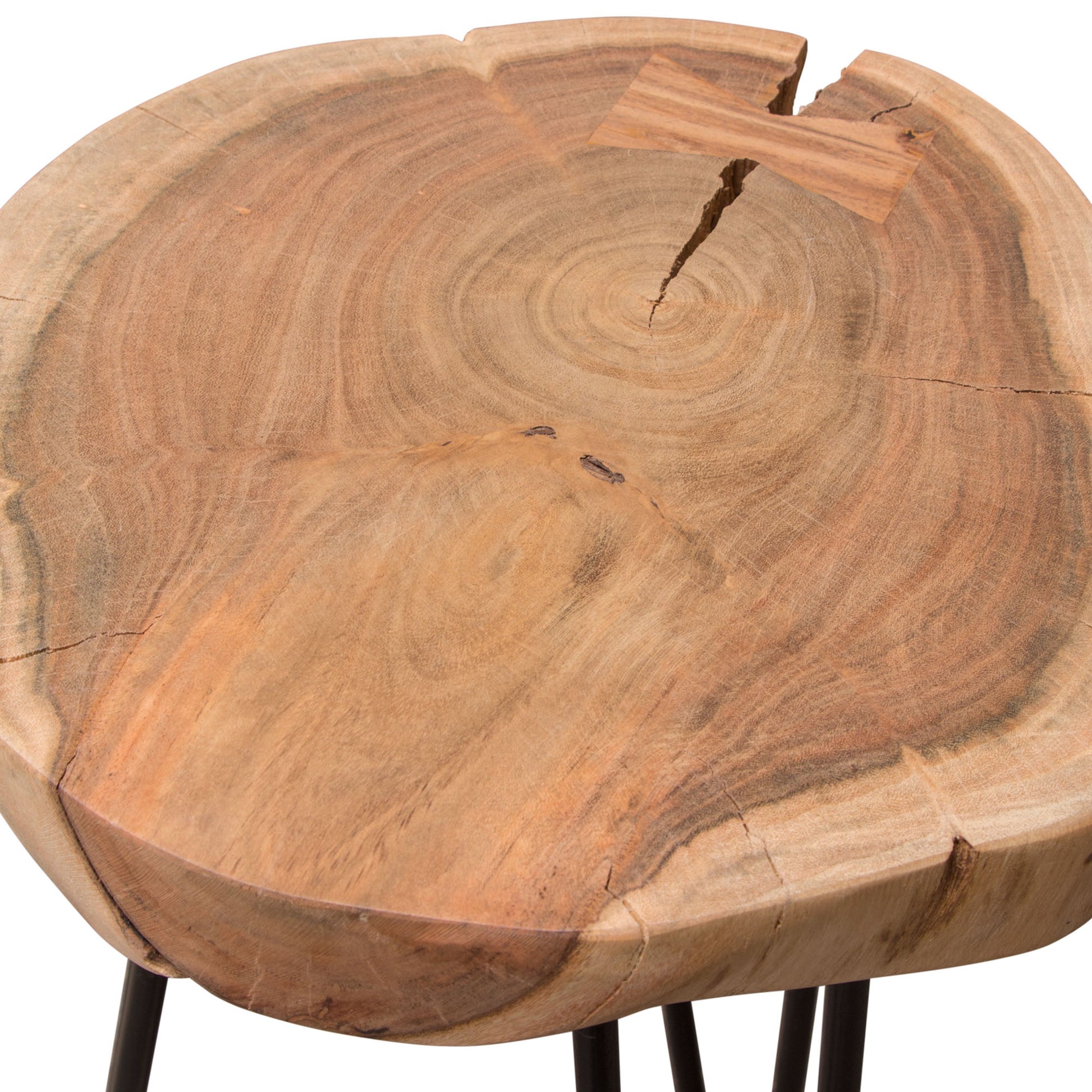 Joss Natural Acacia Accent Table