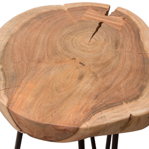 Joss Natural Acacia Accent Table
