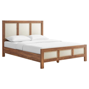 Capri Wood Grain Platform Bed