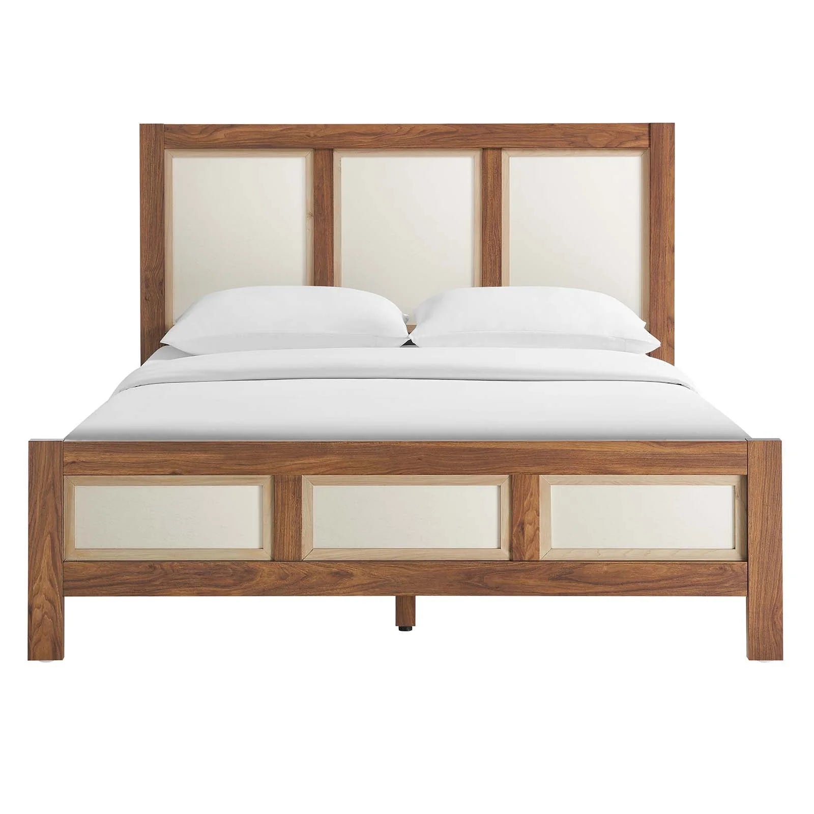 Capri Wood Grain Platform Bed