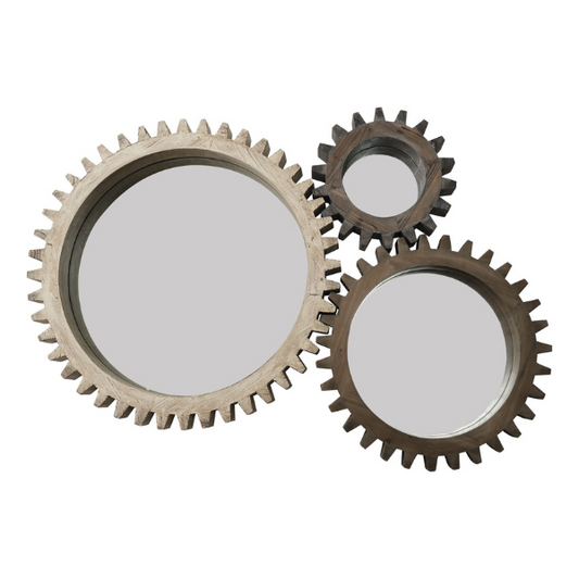 Cog Mirror Collection- Set of 3 - Elite Maison