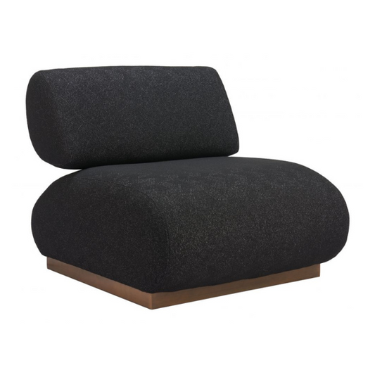 Barsa Accent Chair Black - Elite Maison