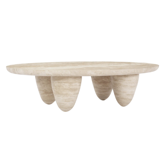 Norman Travertine Coffee Table