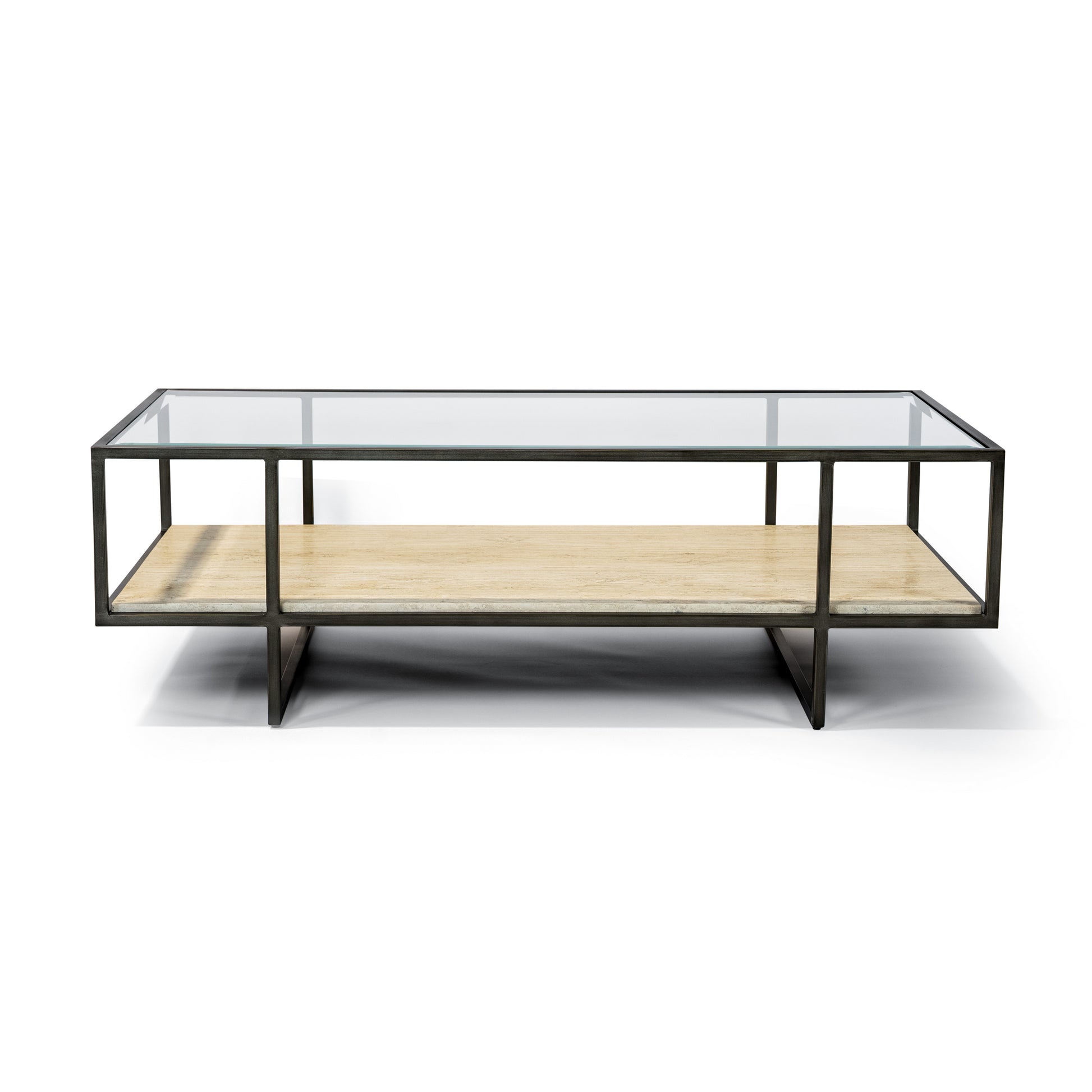 Kai Coffee Table 54" Coffee Table | Travertino