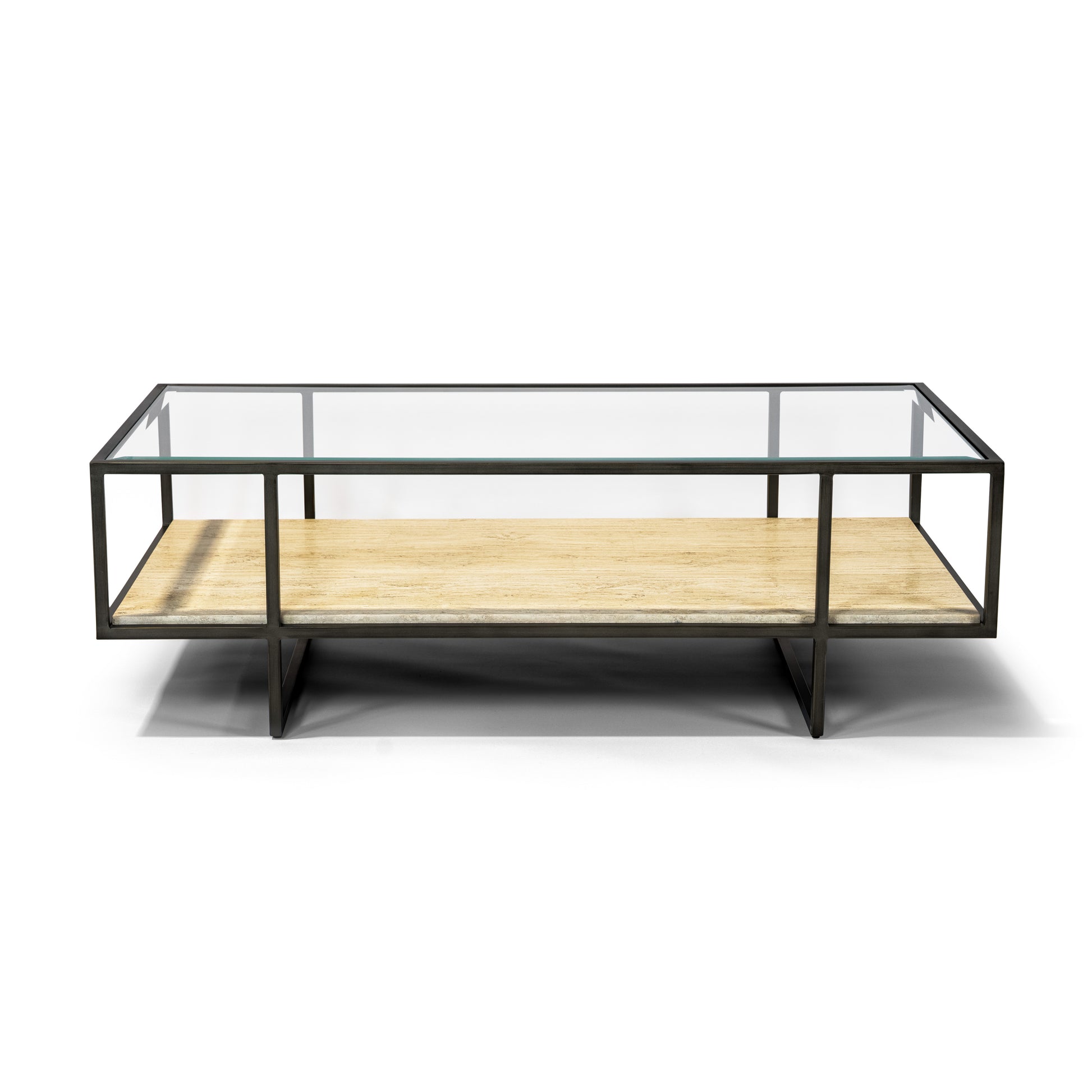 Kai Coffee Table 54" Coffee Table | Travertino