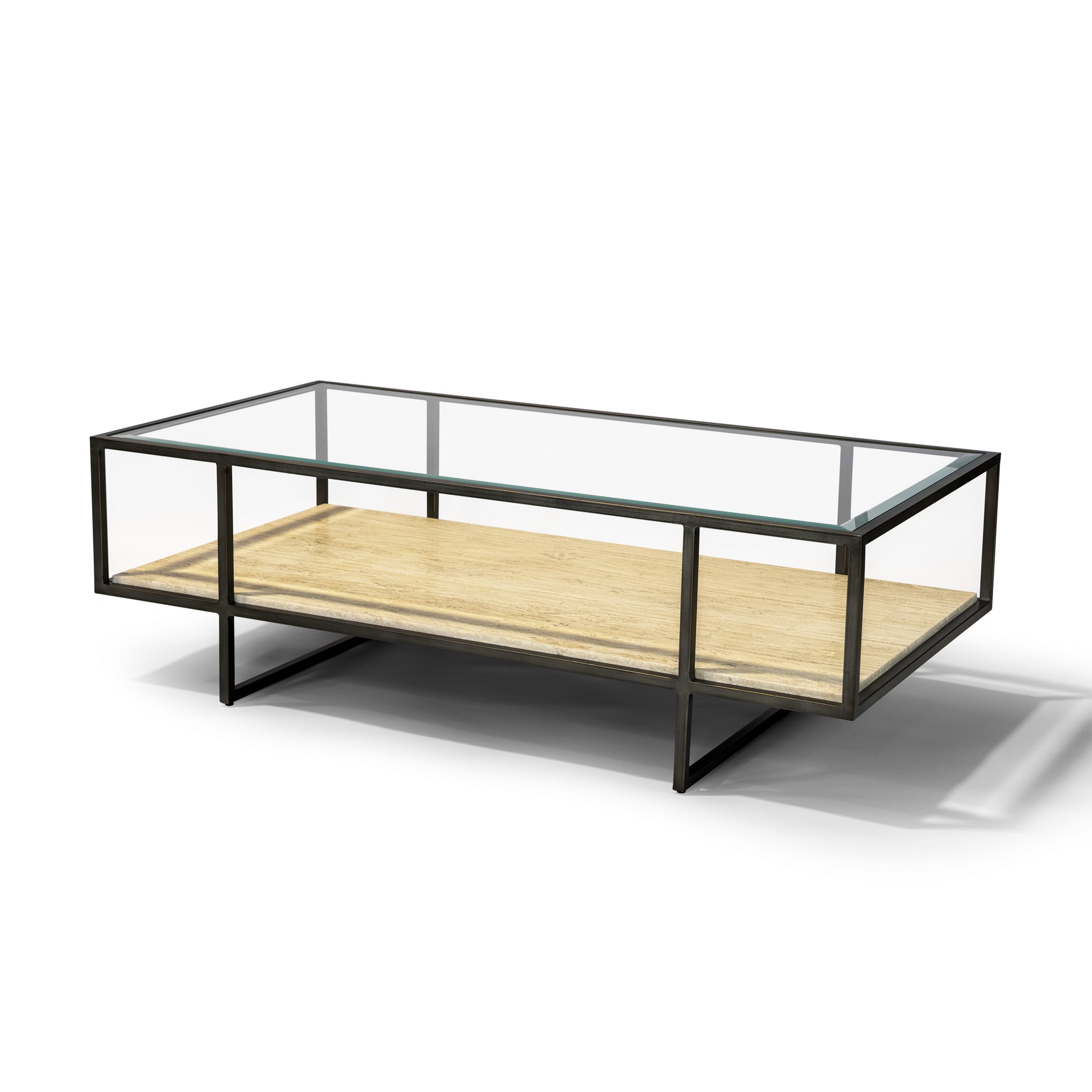 Kai Coffee Table 54" Coffee Table | Travertino