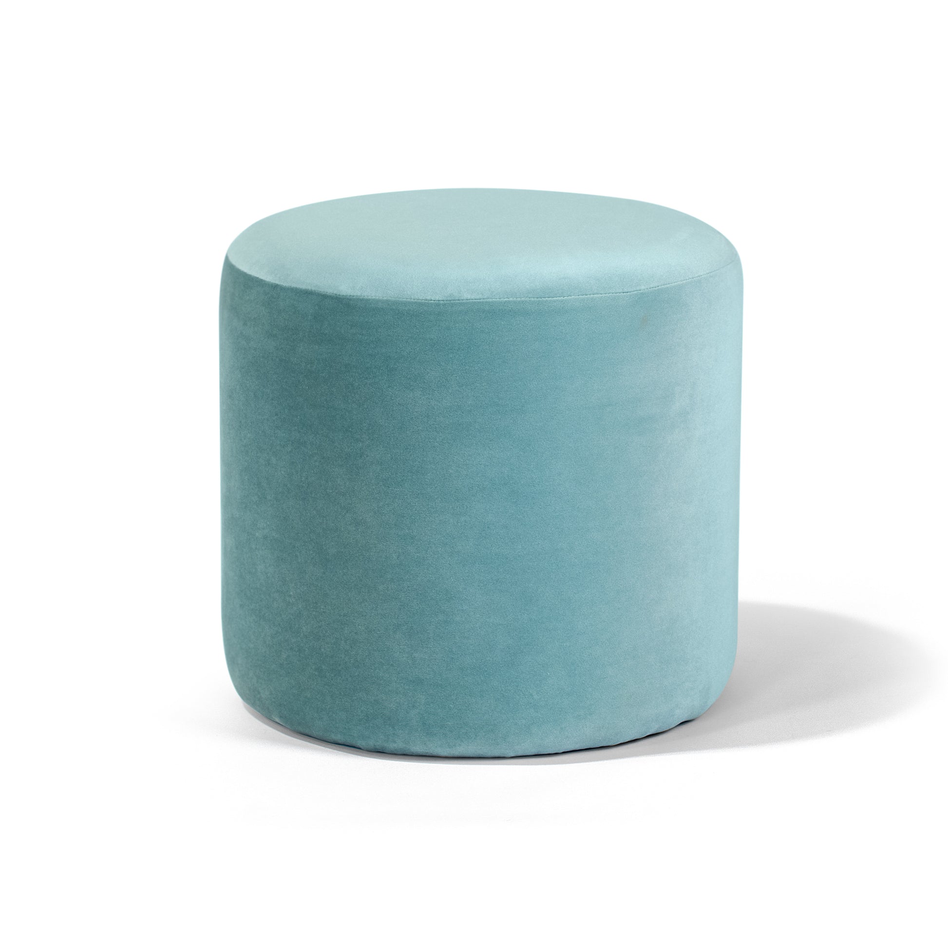 Jaguar 18" Round Ottoman | Pine Wood Frame