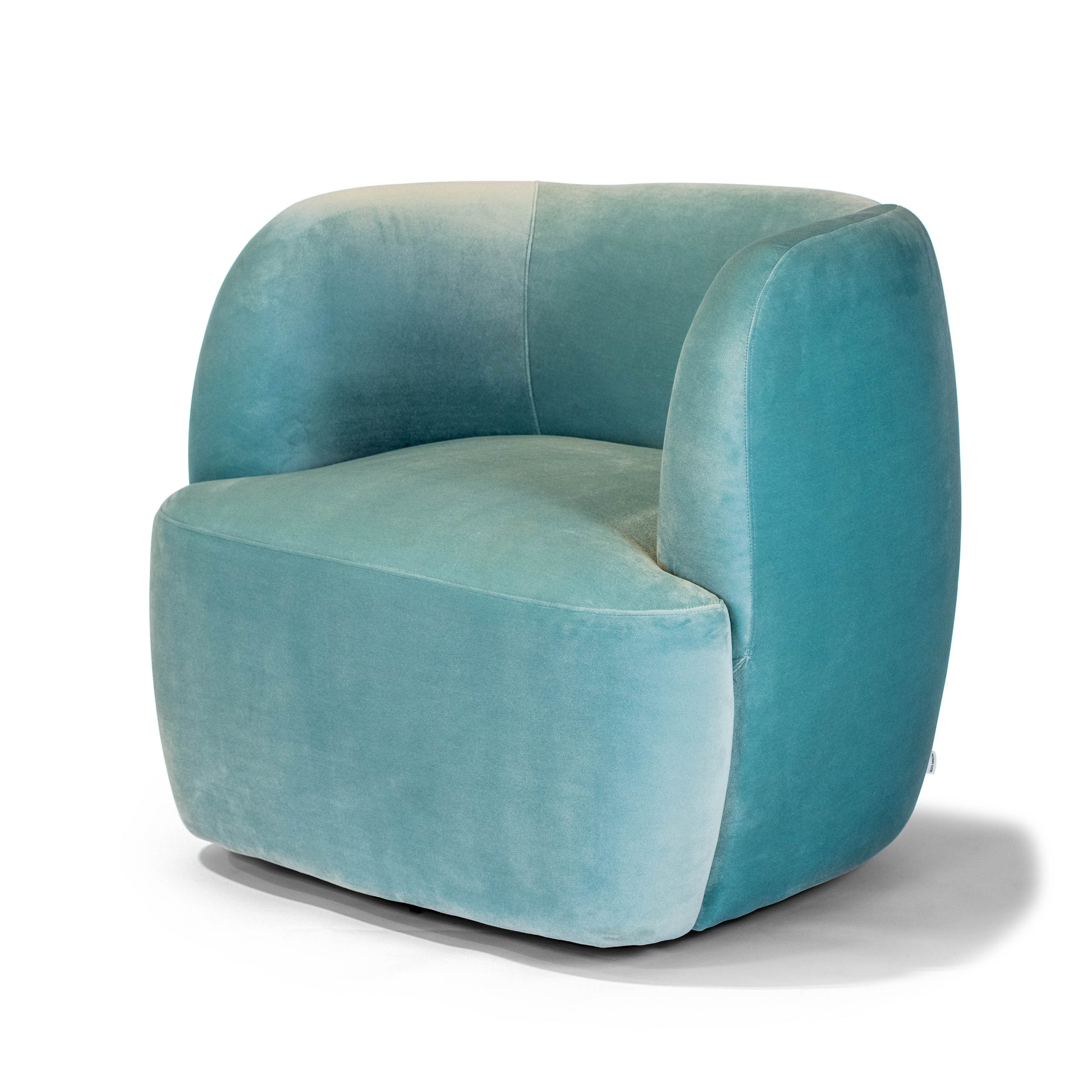 Costa 33" Swivel Accent Chair | Pine Wood Frame