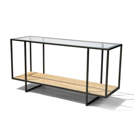 Kai Console 60" Console Table | Travertino