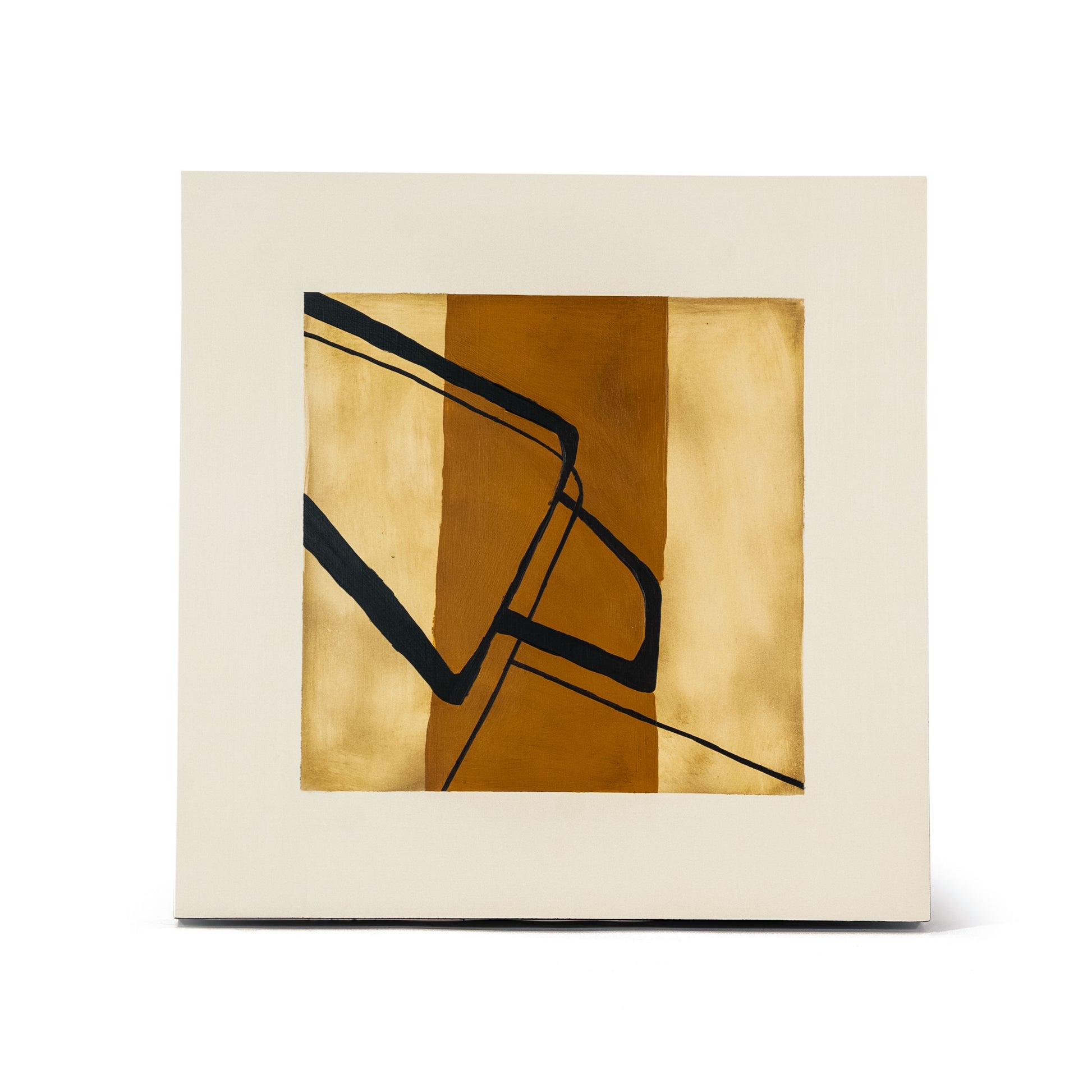 Indigo 23.62" Square Wall Art Collection | Modern Abstract Framed Artwork