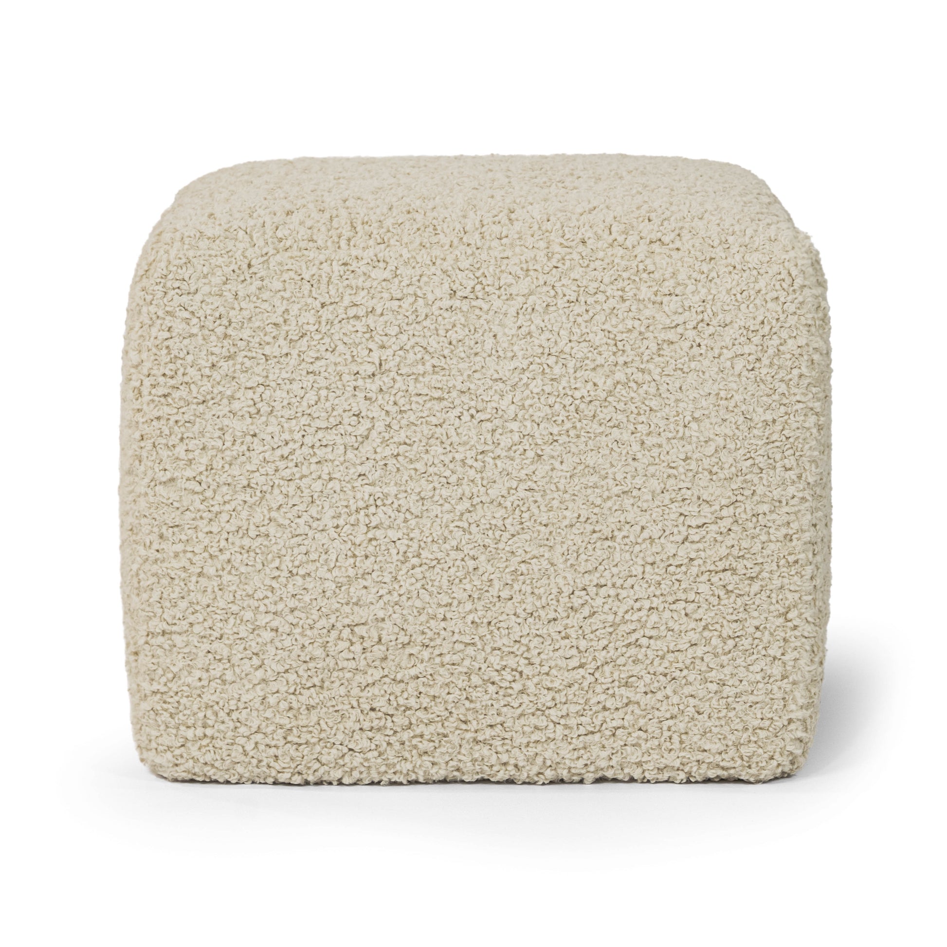 Palma 22" Square Ottoman | Pine Wood Frame