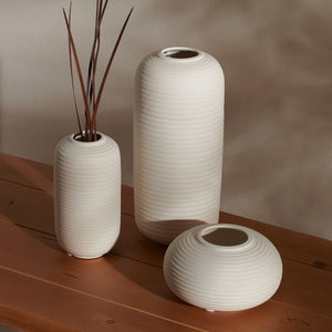 Sora Ceramic Vase - Set of 3 - Elite Maison