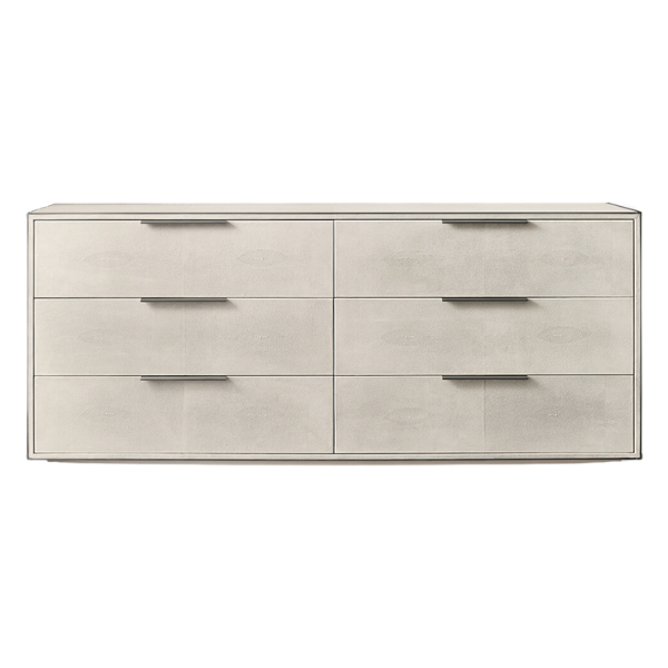 Saun Shagreen 6-Drawer Dresser