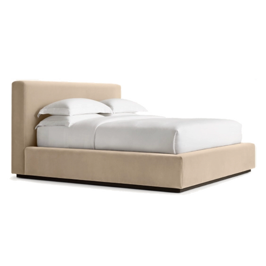 Vittorio Fabric Panel Platform Bed with Footboard King