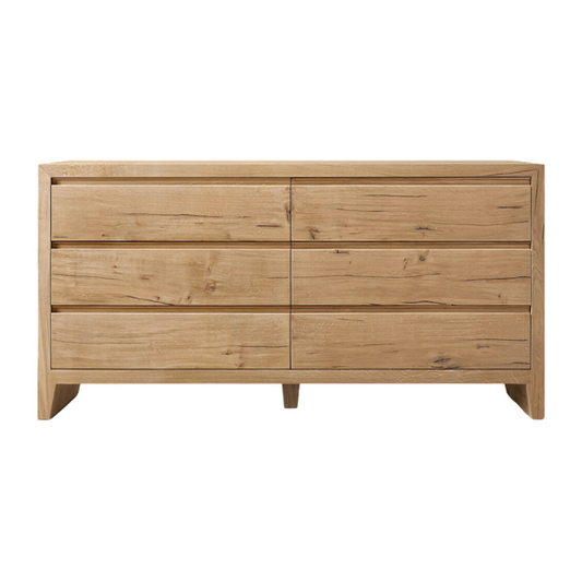 Woodland Oak 6-Drawer Dresser