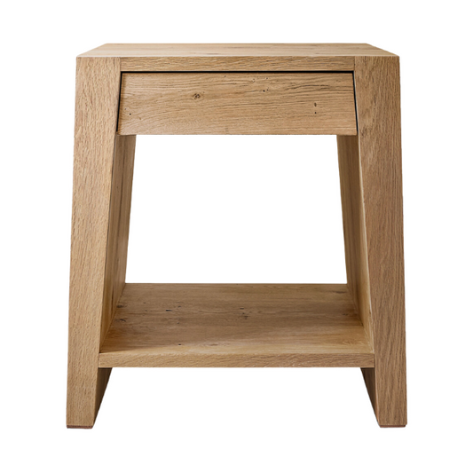 Woodland Oak Square Bedside Table