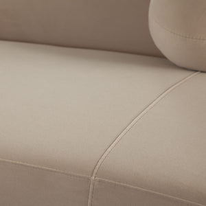 Zelda 3PC Modular Curved Armless Sofa & (2) Chaise - Elite Maison