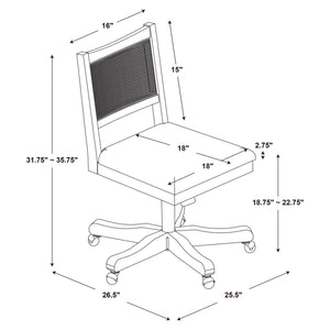 Beaux Black Office Chair