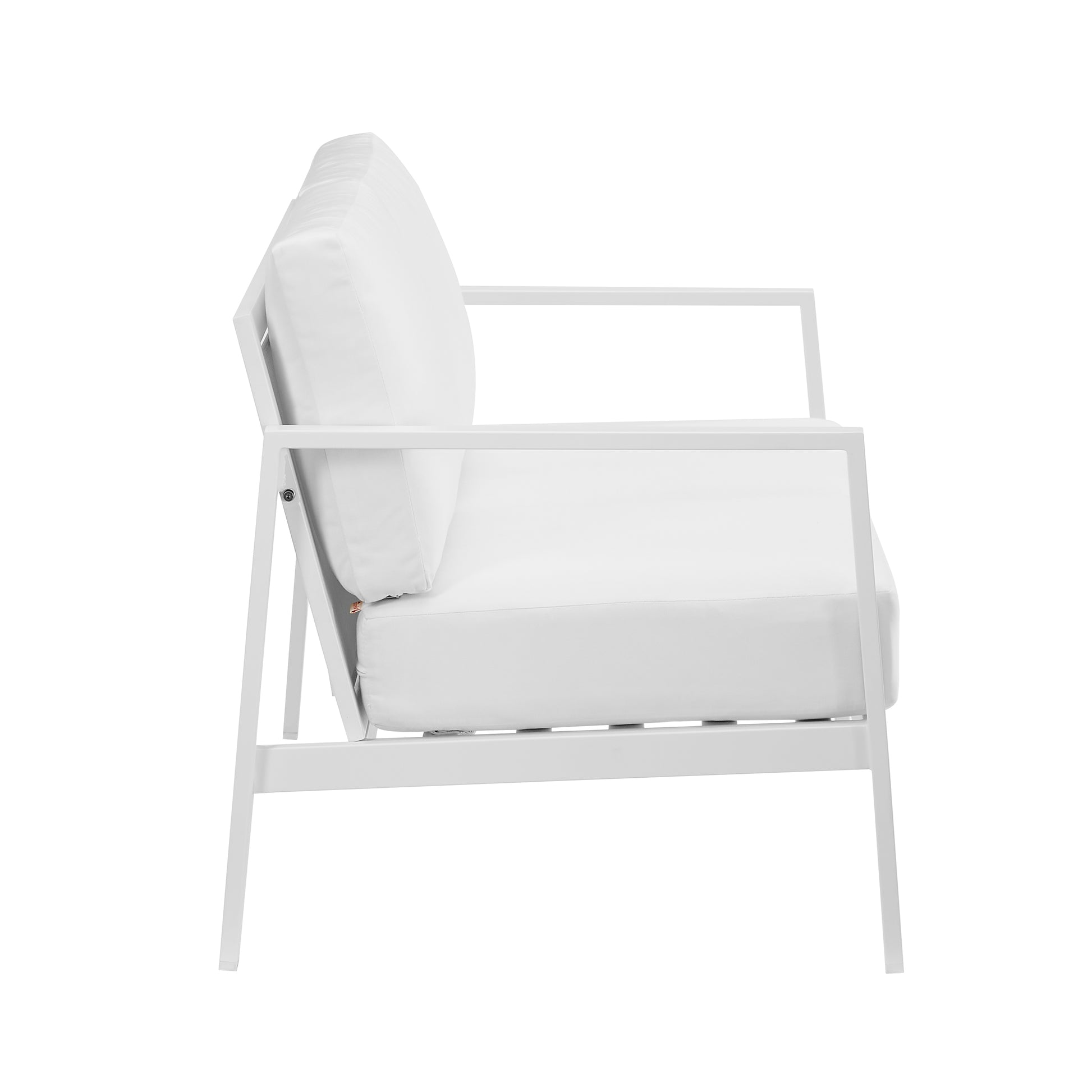 Alora Aluminum Natural Loveseat