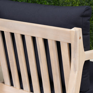 Svana Blue Natural Side Chair 2Pc