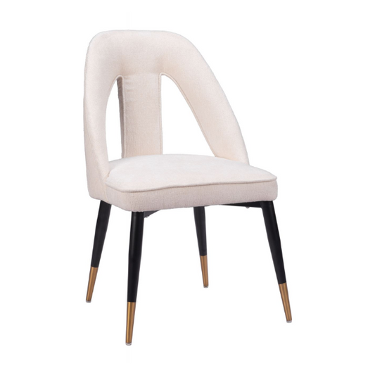 Zuo Artus dining chair featuring a sleek design with a comfortable upholstered seat and stylish wooden legs.