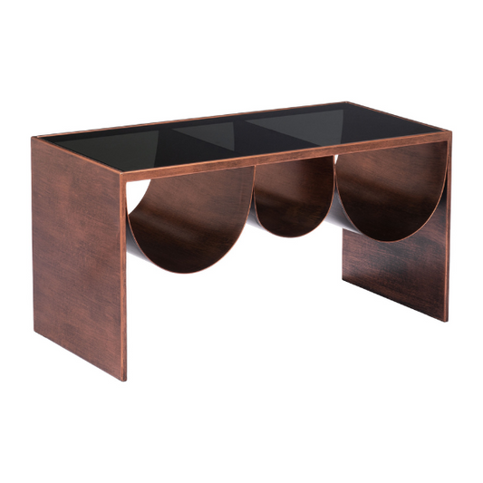Aveiro Coffee Table Copper & Black - Elite Maison