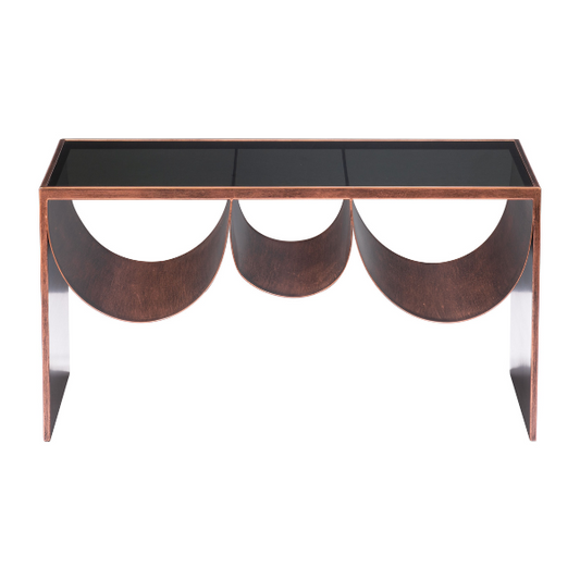Aveiro Coffee Table Copper & Black - Elite Maison