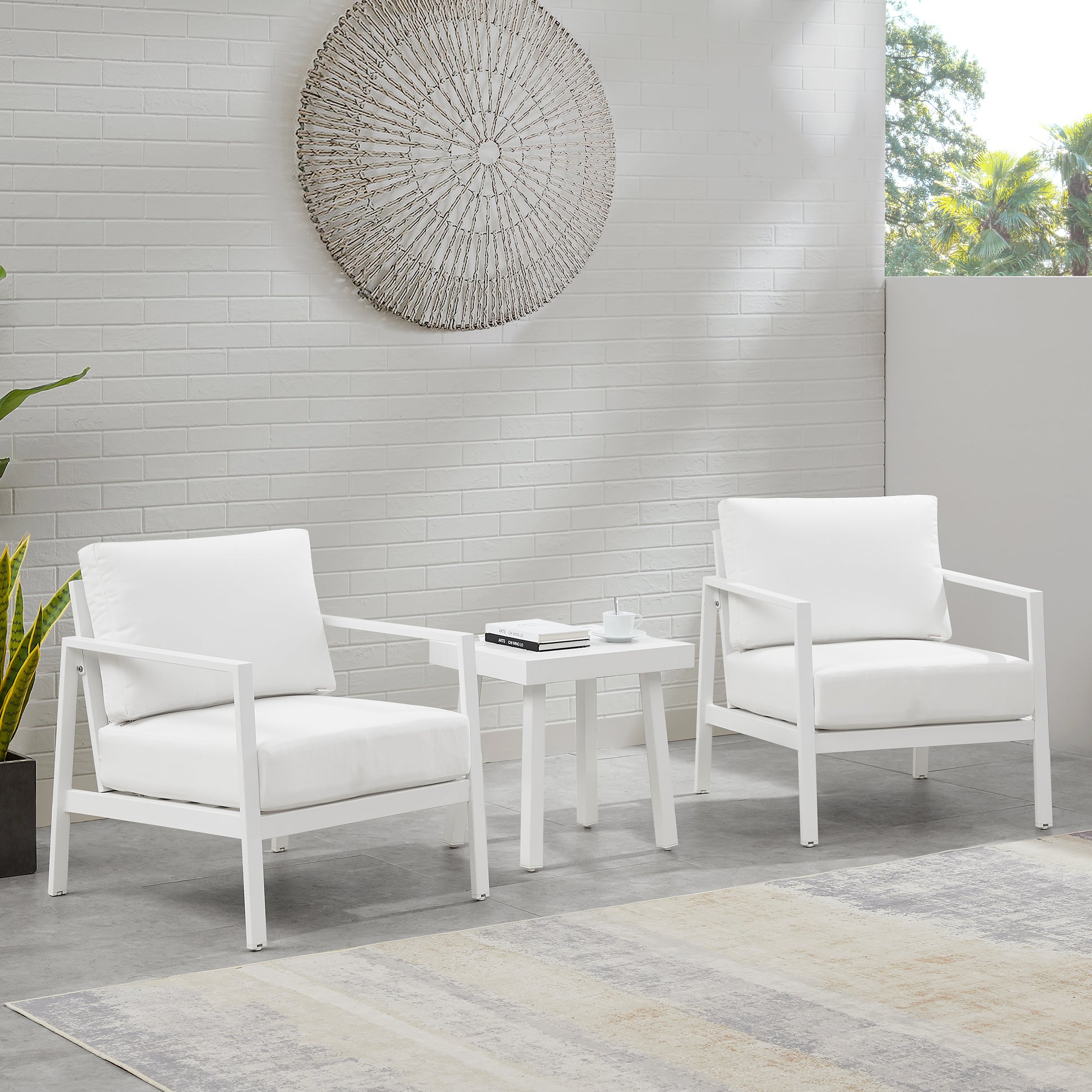 Alora Aluminum Single Arm Chair