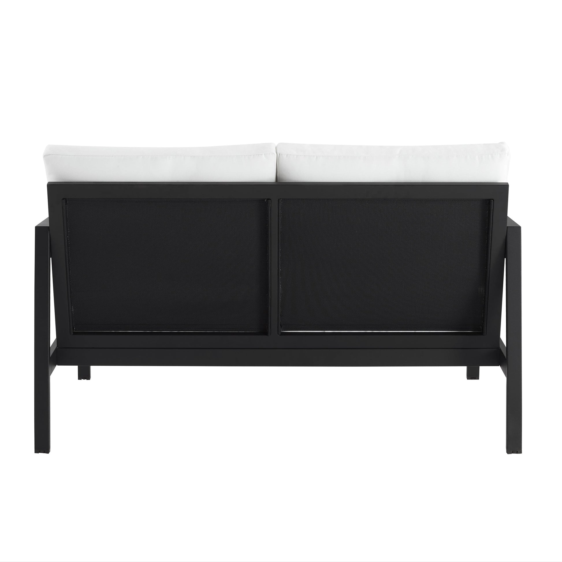 Alora Aluminum Natural Loveseat