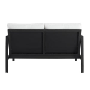 Alora Aluminum Natural Loveseat