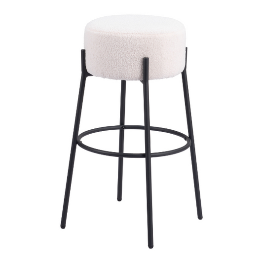 Blanche Barstool Ivory - Set of 2 - Elite Maison