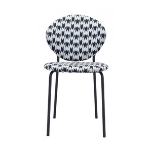 Clyde Dining Chair Geometric Print - Elite Maison