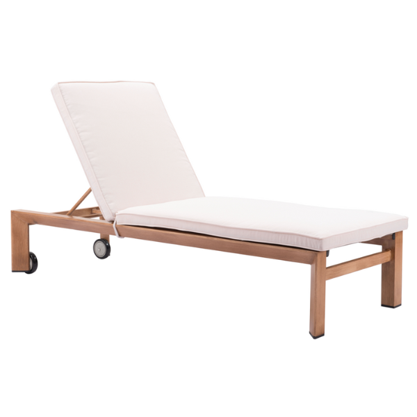 Cozumel Lounge Chair Beige & Natural - Elite Maison