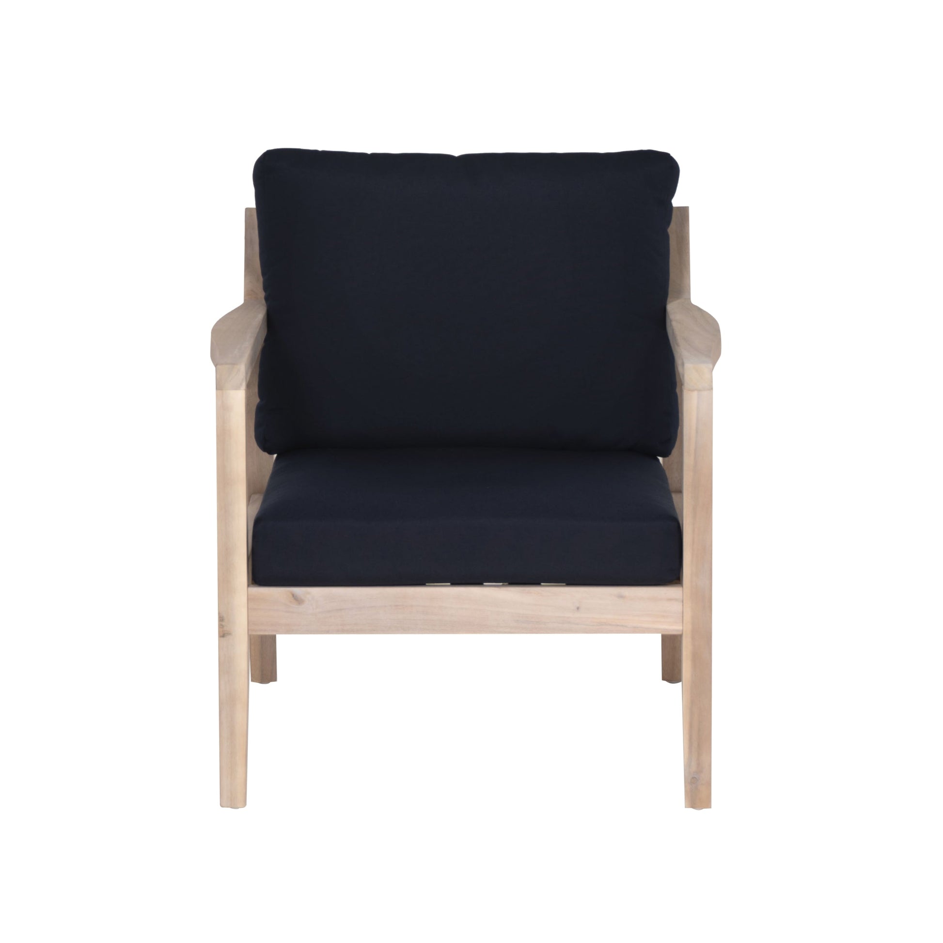 Svana Blue Natural Side Chair 2Pc