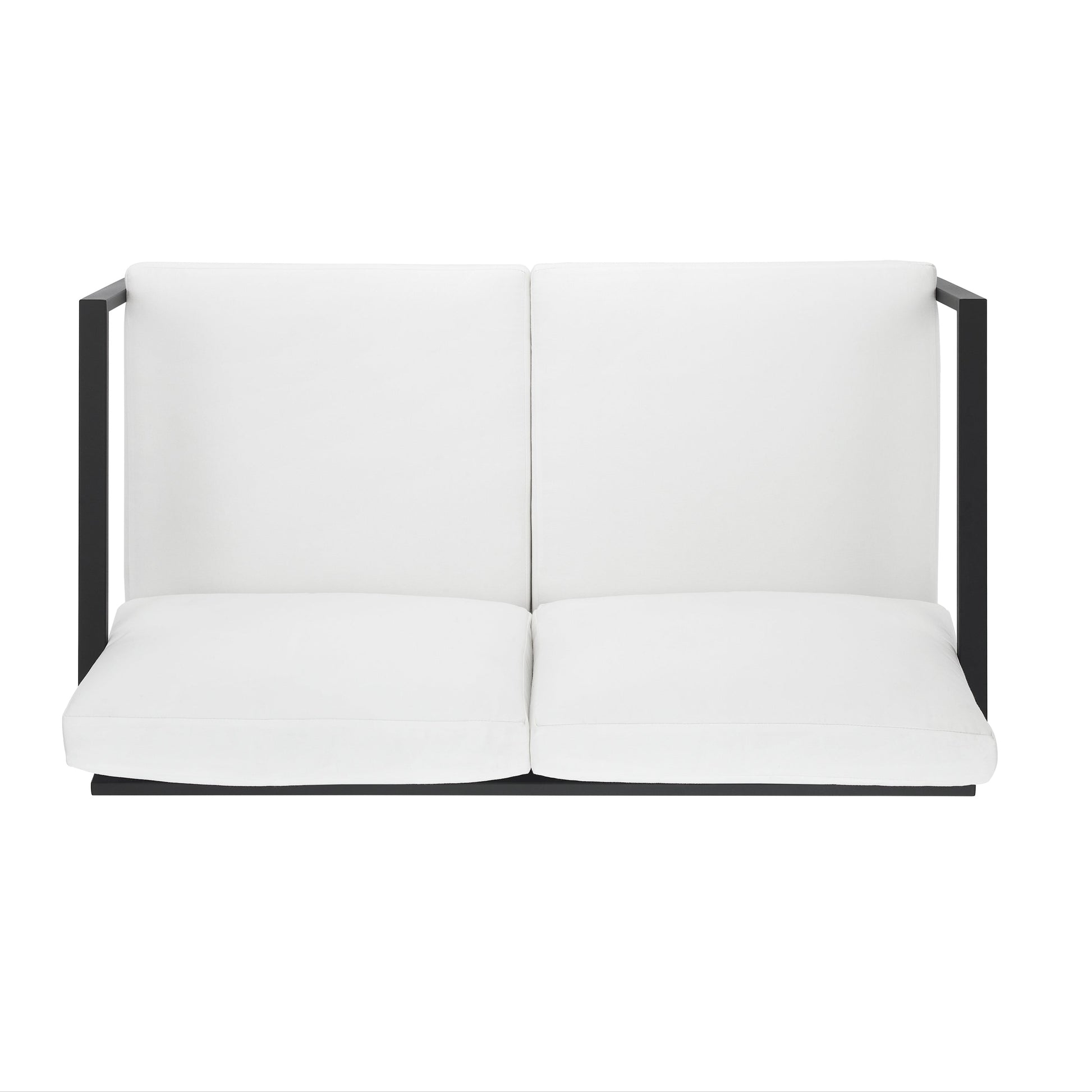Alora Aluminum Natural Loveseat