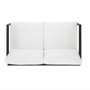 Alora Aluminum Natural Loveseat