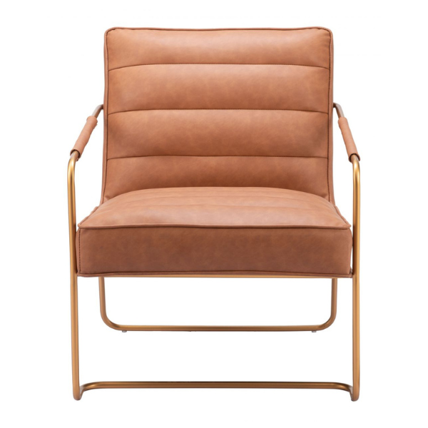 Dallas Accent Chair Vintage Brown - Elite Maison