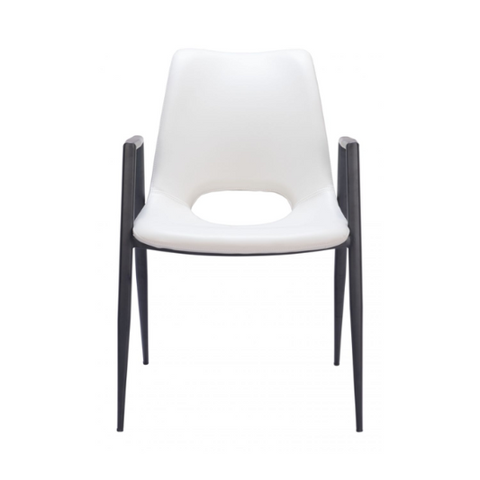 Desi Dining Chair White - Elite Maison