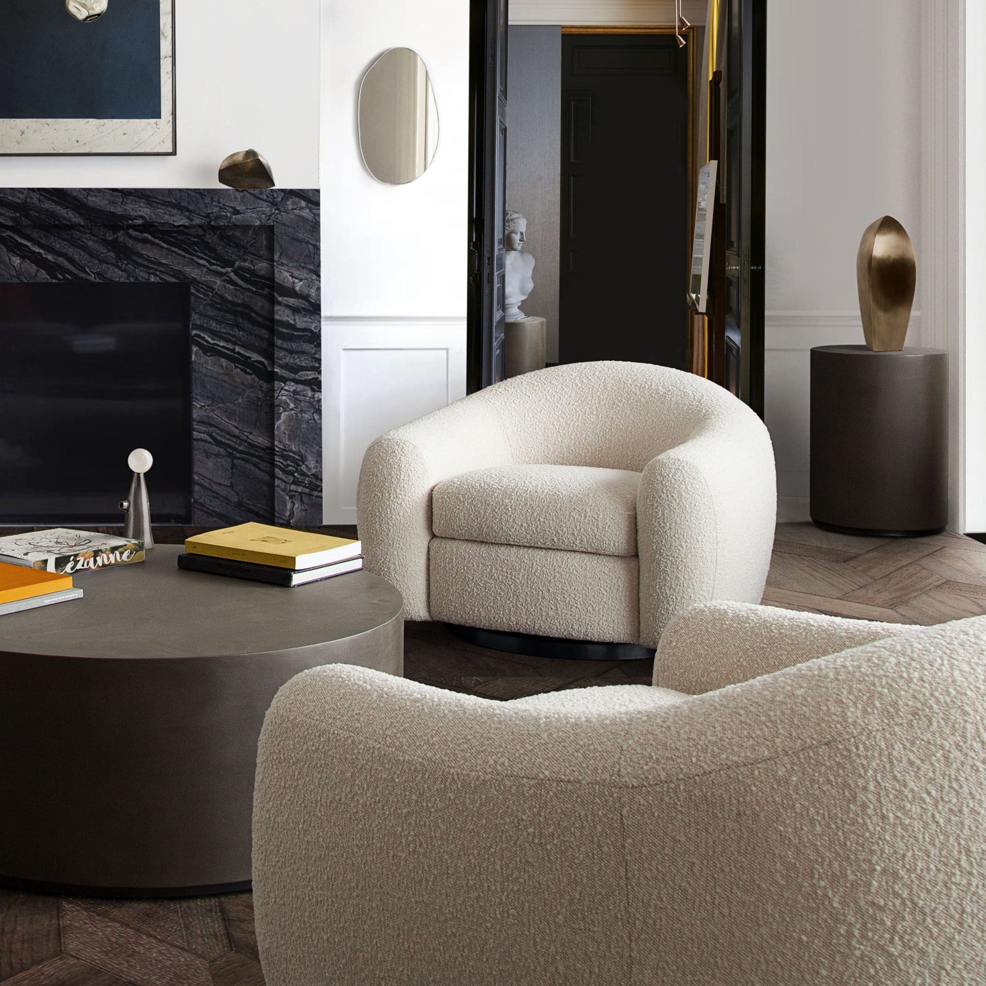 Bella Swivel Chair - Elite Maison