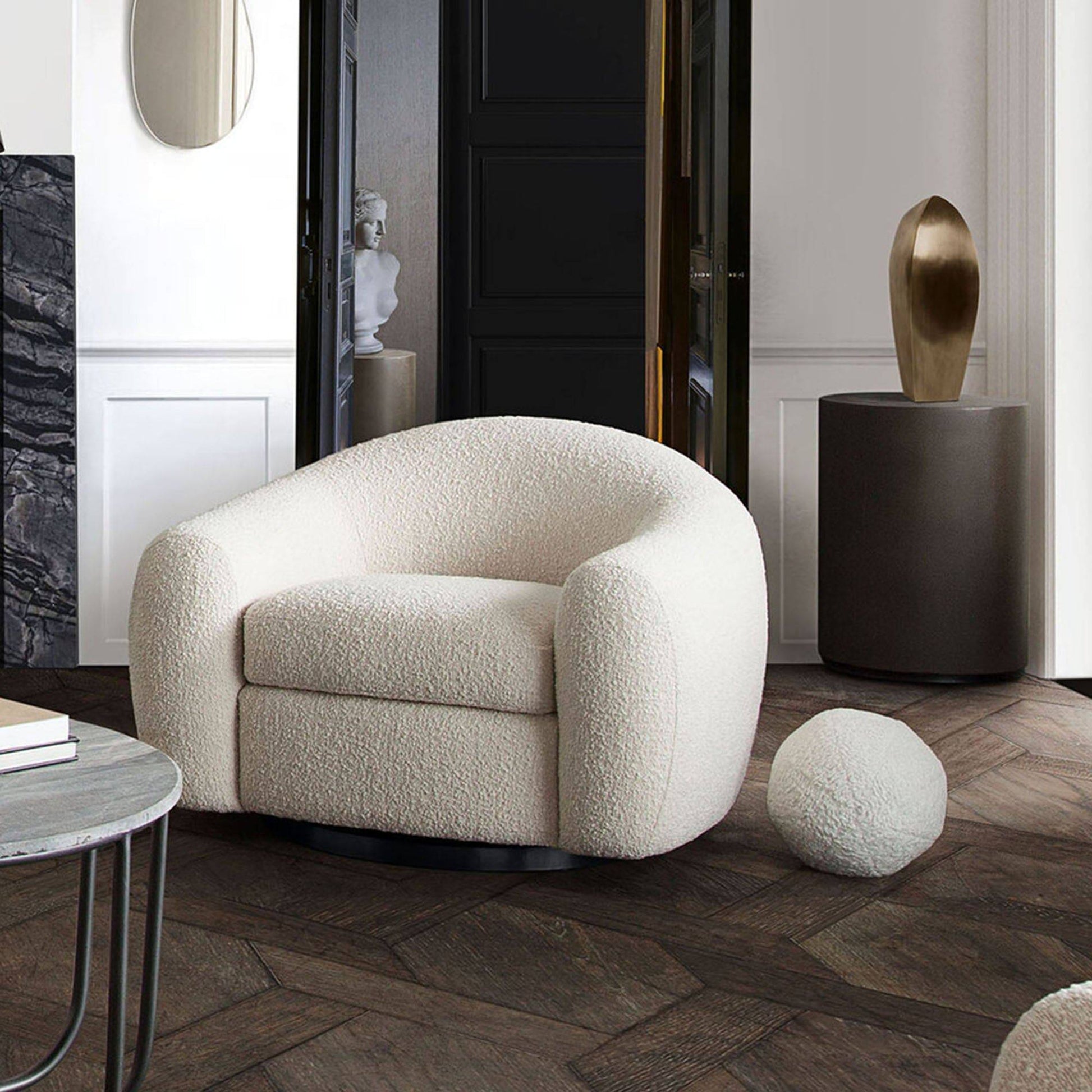 Bella Swivel Chair - Elite Maison