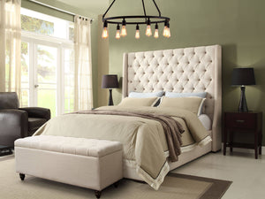 Drancy Linen Bed - Elite Maison