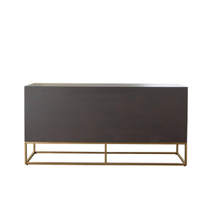 Encore Solid Mango Wood 3-Door Sideboard - Elite Maison