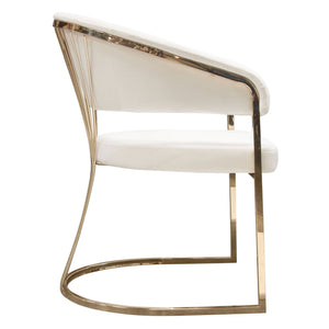 Ismerlda Dining Chair in Black Velvet - Elite Maison