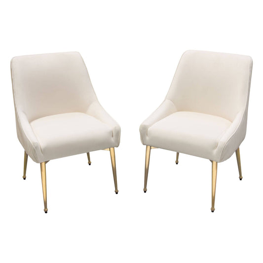 Geneve Set of 2 Dining Chairs - Elite Maison