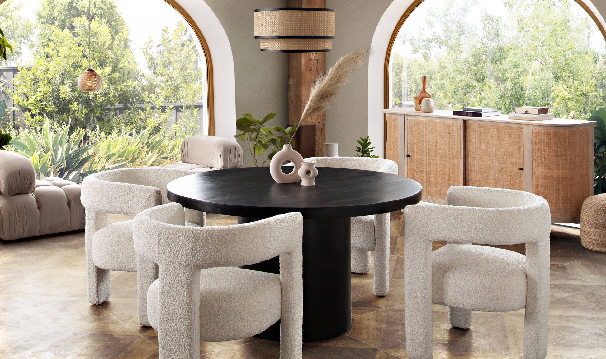 Gianna Round Dining Table - Elite Maison